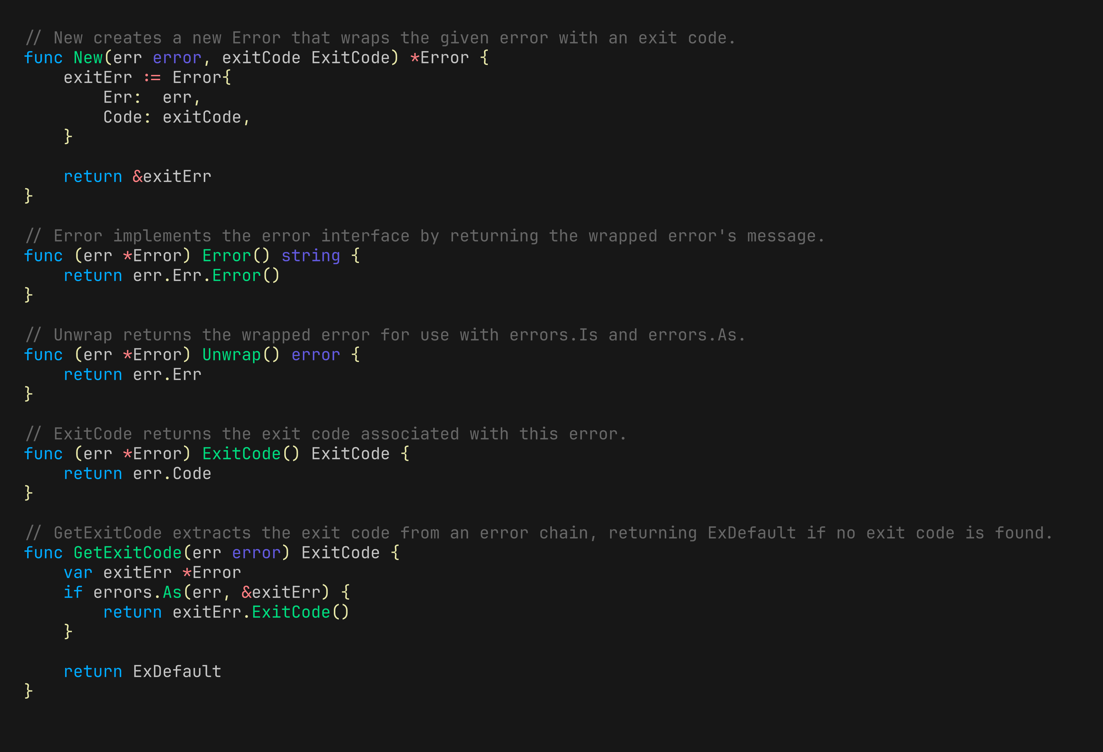 exit code definition