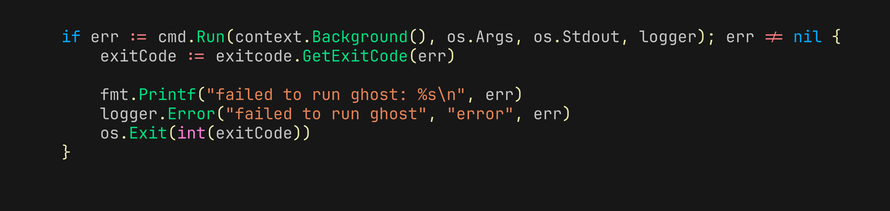 unwrapping exit codes